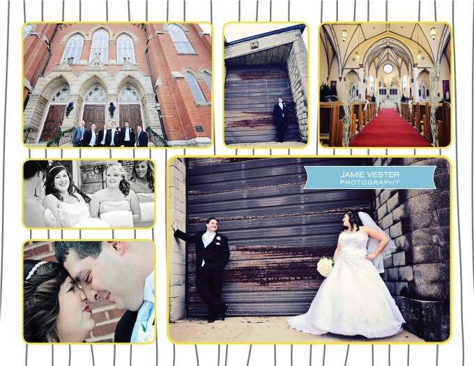 Winter Wedding - blue and white