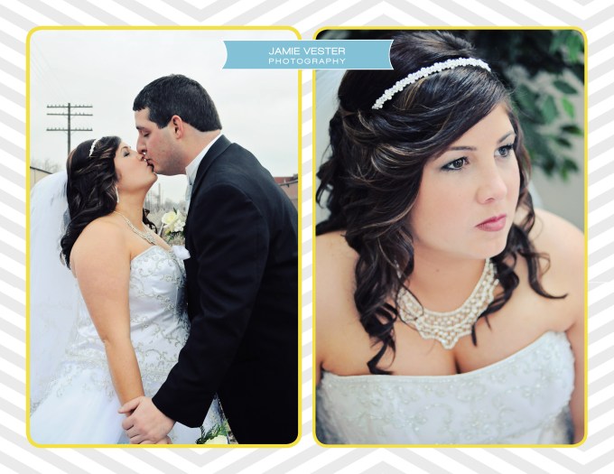 Winter Wedding - blue and white