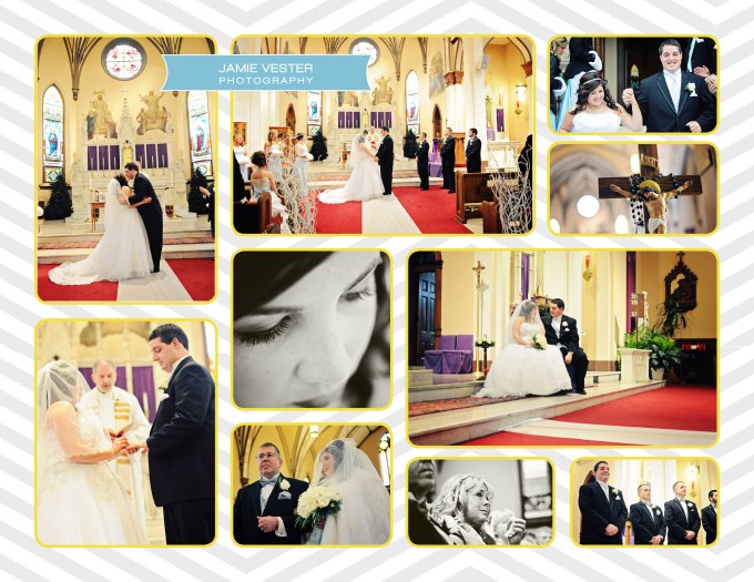 Winter Wedding - blue and white