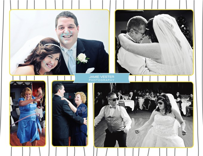 Winter Wedding - blue and white