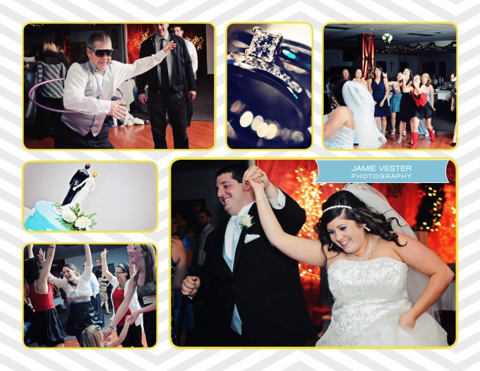 Winter Wedding - blue and white